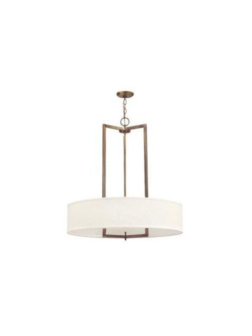 Product image for Hampton 30" LED Drum Chandelier - Brushed Bronze