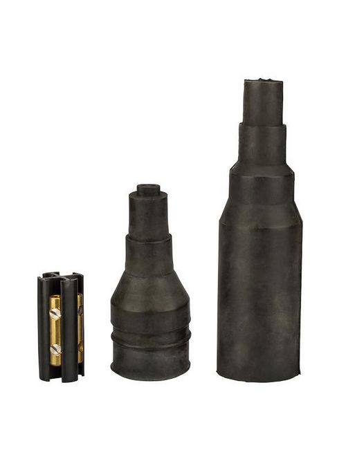 Product image for NSI SKSS-2 14/2 to 10/2 AWG Black 2-Conductor Cable Self-Sealing UF Splice Kit