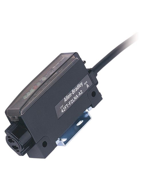 Product image for Allen-Bradley 42FT-F2LPA-A2 Fiber Optic Sensor