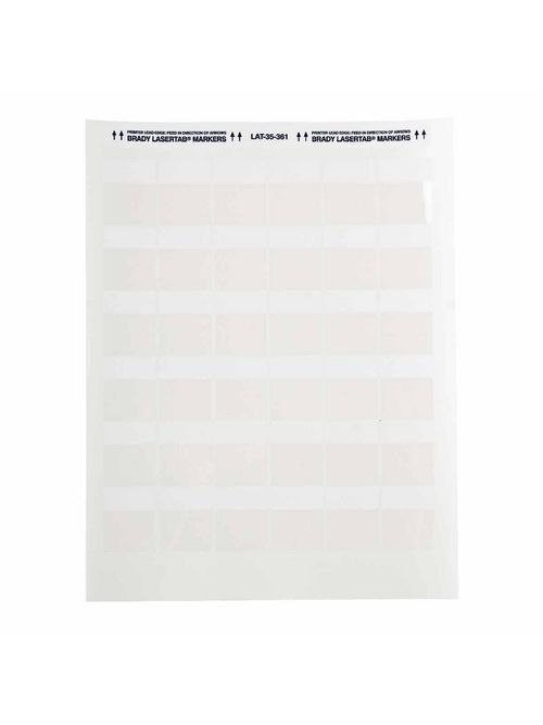 BRADY LAT-35-361-2.5 Label,Laser,B3 BRADY LAT-35-361-2.5 Label,Laser,B3