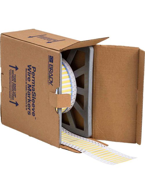 BRADY PS-125-2-YL Wire Mkr,THT,B342 BRADY PS-125-2-YL Wire Mkr,THT,B342
