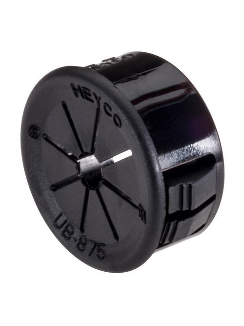 Topaz UB625 0.625" Universal Bushing, 6/6 Nylon, Black Topaz UB625 0.625" Universal Bushing, 6/6 Nylon, Black