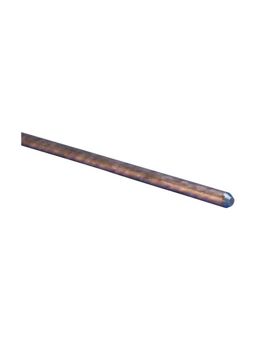 Erico 613880 3/8 Inch x 8 Foot Copper Bonded Steel Pointed Ground Rod Erico 613880 3/8 Inch x 8 Foot Copper Bonded Steel Pointed Ground Rod