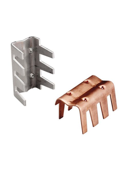 Product image for Erico LPC505 Stamped Crimp Parallel Cable Connector, Copper