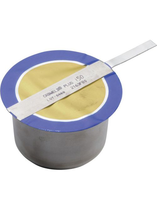 Product image for Erico PB150PLUSF80 Cadweld Plus Welding Material, F80, Dark Blue