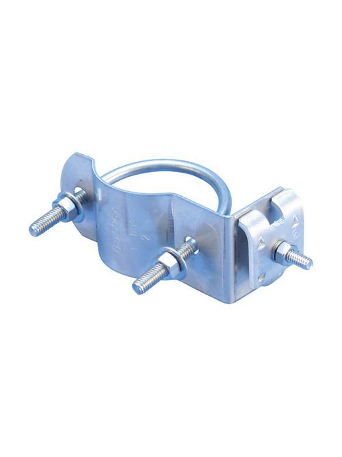 Product image for Erico LPC5963 Stamped U-Bolt Pipe Clamp, 90?, Copper, S304, 2.63" 3.63" OD