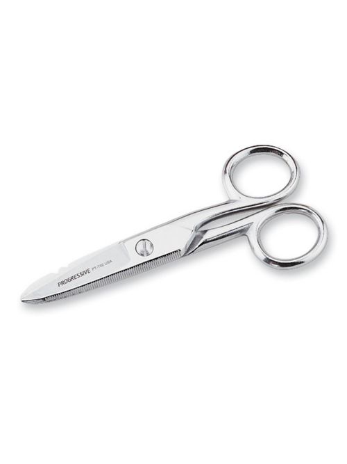 Product image for Greenlee PT-T02 19 to 24 AWG Tempered Steel Coping Edge Electrician Snip Scissors