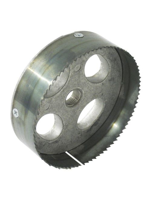 Product image for Greenlee 35728 5-3/8 Inch Steel Recessed Lighting Hole Saw