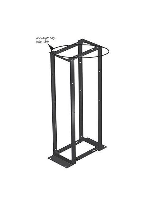 Hoffman E4DR19FM51U 19 Inch 8 Foot 51-Rack Unit 4-Post LAN Open Frame Rack Hoffman E4DR19FM51U 19 Inch 8 Foot 51-Rack Unit 4-Post LAN Open Frame Rack