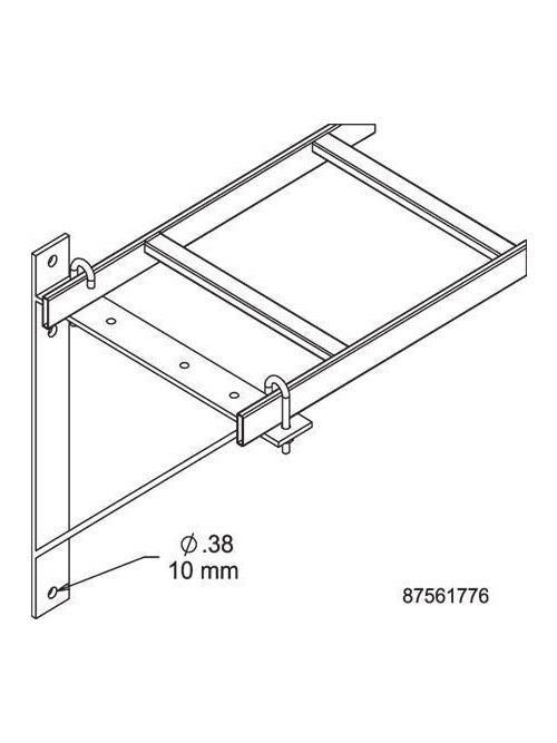 Hoffman LTSB18BLK 18 Inch Black Triangle Support Bracket Hoffman LTSB18BLK 18 Inch Black Triangle Support Bracket