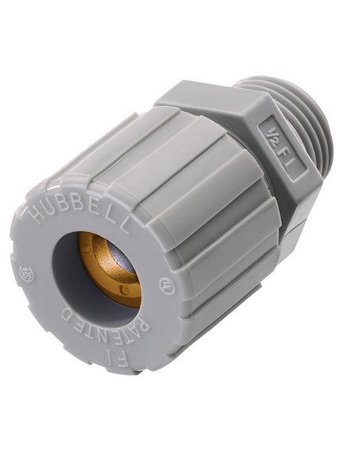 Hubbell Wiring Devices SHC1002CR 1/4 Inch 0.13 to 0.19 Inch Diameter Cord Straight Male Cord Connector Hubbell Wiring Devices SHC1002CR 1/4 Inch 0.13 to 0.19 Inch Diameter Cord Straight Male Cord Connector