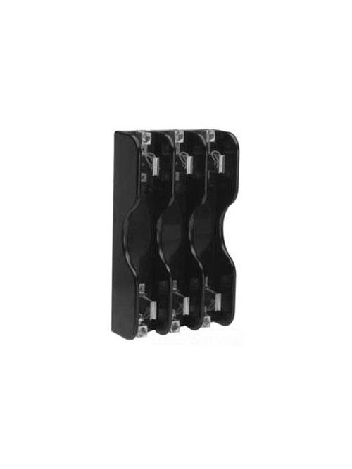 Product image for Square D 9080FB3631C 100 Amp 600 Volt 3-Pole Phenolic Class H Standard Terminal Block Fuse Holder