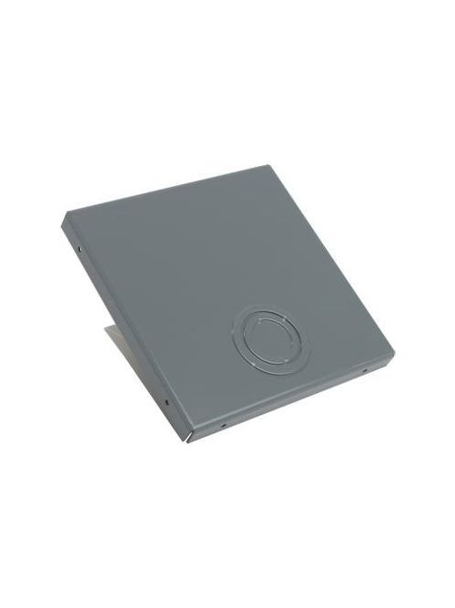 Product image for Square D LDB8CPKO 8 x 8 Inch NEMA 1 16 Gauge Steel Hinged Cover Wireway Closing Plate