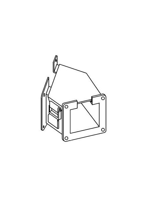 Product image for Square D LJB645LT 6 x 6 Inch NEMA 12 14 Gauge Steel 45 Degrees Top Opening Lay-In Wireway