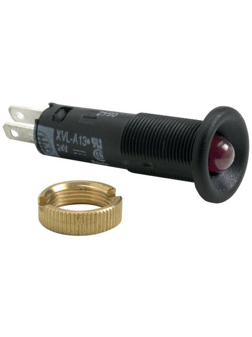 Product image for Square D XVLA134 8 mm 24 VDC 18 mA Raised LED Miniature Pilot Light