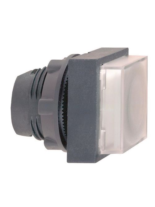 Product image for Square D ZB5CW113 22 mm White Square Extended Momentary Illuminated Push Button Operator