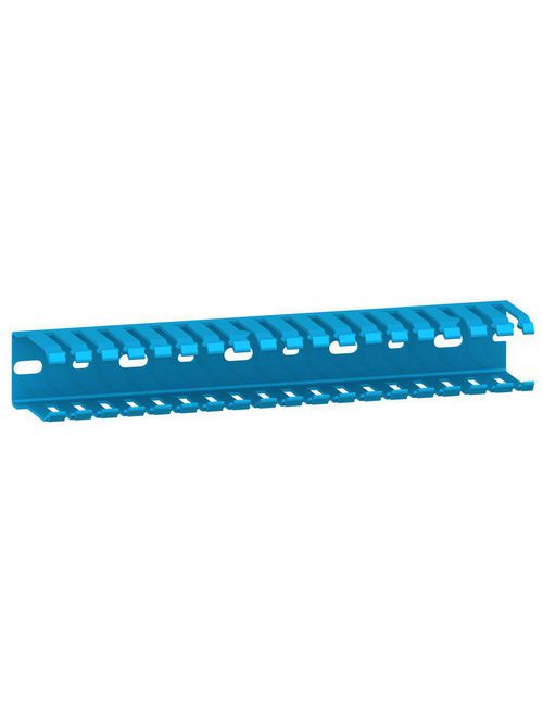 Product image for Square D AK2GA39 Blue Rigid PVC Slotted Cable Duct
