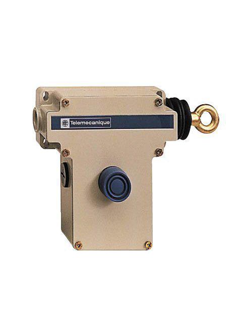 Product image for TES XY2CE1A297 Latching emergency stop rope pull switch, TES rope pull switches XY2C, RH side, 2NC+2 NO, pilot light 230 V