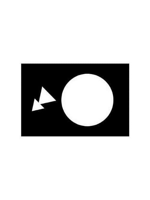 Product image for Square D ZB2BY2918 30 mm Horizontal Mount Reverse Slow-Fast Double Insulated Legend Plate