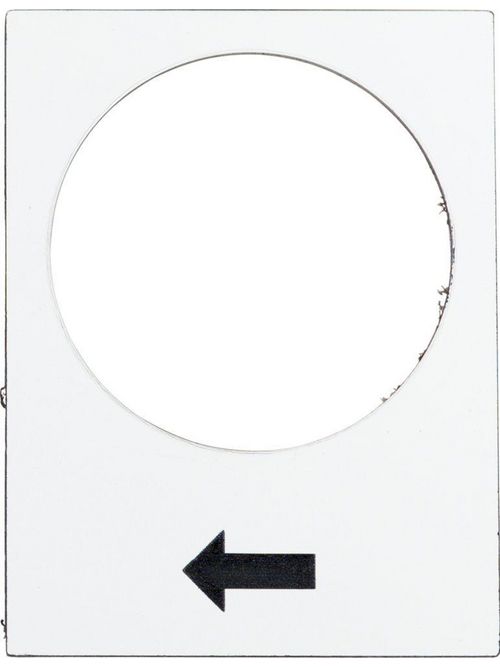 Product image for Square D ZB2BY4901 Raise Slow Double Insulated Legend Plate