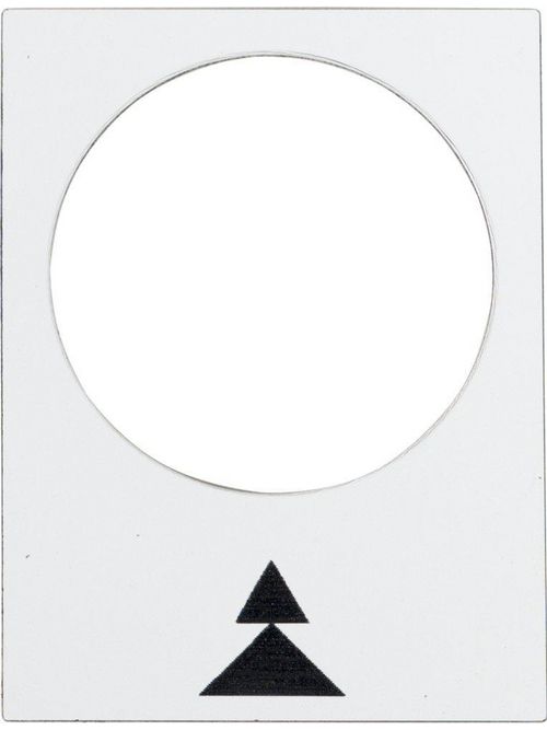 Product image for Square D ZB2BY4909 Right Slow-Fast Double Insulated Legend Plate