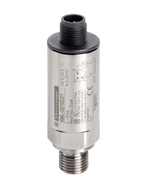 Product image for TES XMLGM01D23 Electronic pressure sensors, Pressure sensors XM, sensor XMLG, (-1)..0 bar, 1/4" NPT male, 24 V, 4...20 mA