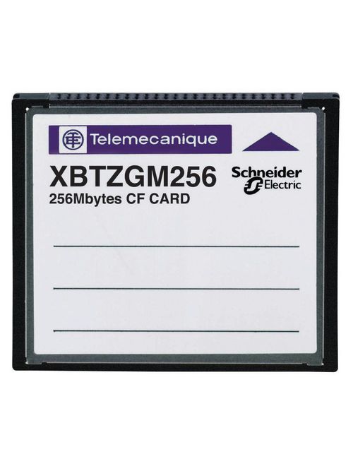 Product image for Square D XBTZGM256 256 Mb Blank Compact Flash Memory Card