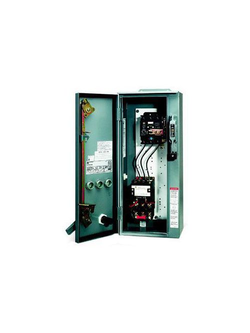 Product image for Square D 8538SBG11S8V02S 110/120 VAC 5 Hp 3-Pole NEMA 1 Full Voltage Non-Reversing Combination Starter