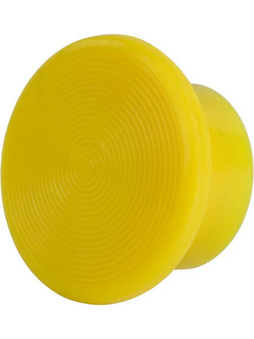 Product image for Square D 9001Y20 1-3/8 Inch NEMA 1/2/3/3R/4/12/13 Yellow Mushroom Push Button Knob