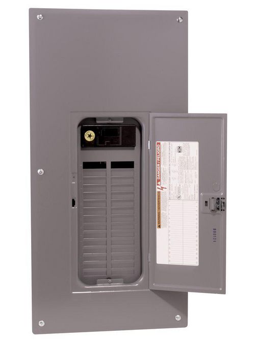 Product image for Square D QO13040M200C 120/240 VAC 200 Amp 1-Phase 3-Wire 40-Circuit NEMA 1 Convertible Main Breaker Load Center
