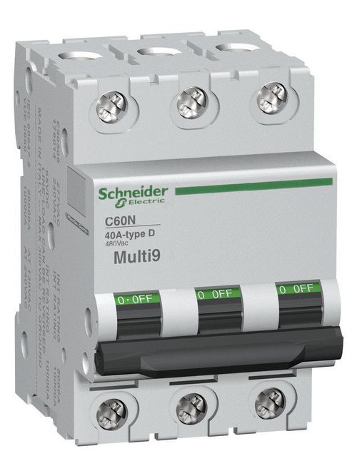 Product image for Square D MG24141 3-Pole 2 Amp 480 Star/277 Volt Thermal Magnetic Supplementary Protector