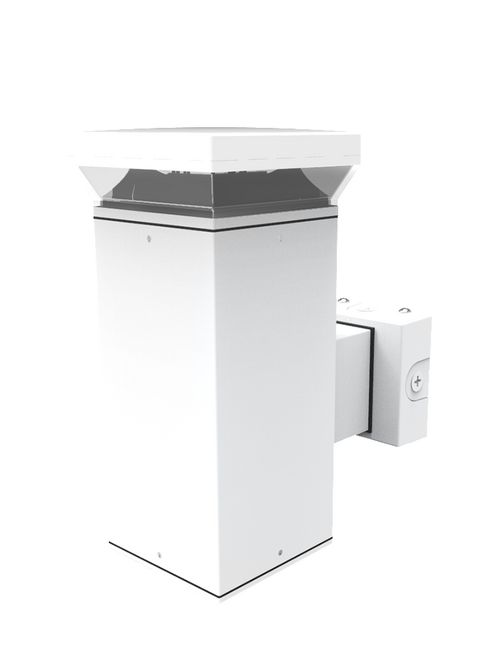 Product image for RAB WBLED18W WALL BOLLARD SQUARE 18
