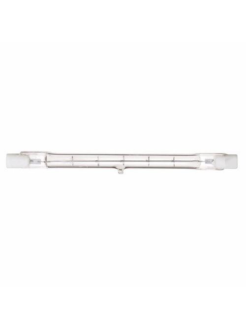 Product image for Satco S2531 180 Watt; Halogen; T3; Clear; 2000 Average rated Hours; 3760 Lumens; Double Ended base; 118mm; 120 Volt