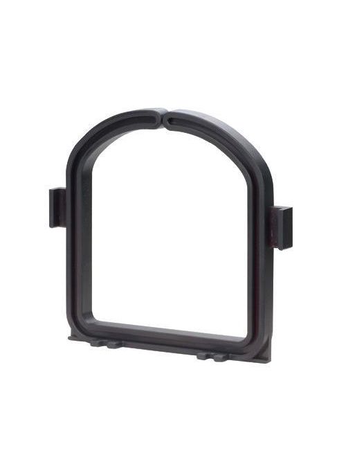 Product image for Panduit PXDR Cable Distribution Ring, 1/2 in Ring, Base Mount, For Use With: Cross Connect Punchdown Systems, Black