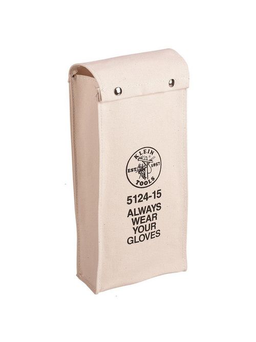 Klein Tools 5124-15 17 x 8 Inch Canvas Gloves Bag Klein Tools 5124-15 17 x 8 Inch Canvas Gloves Bag