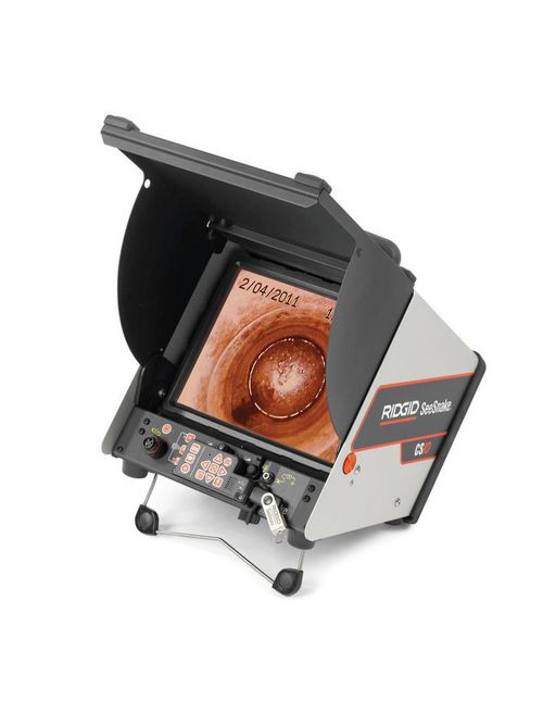 Product image for Ridgid Tool Company 39338 CS-10 115 Volt Digital Recording Monitor with 2-Battery and Charger