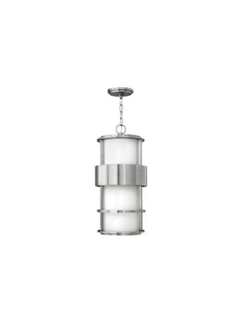 Product image for Saturn 1 Light Large Hanging Lantern - Stainless Steel
