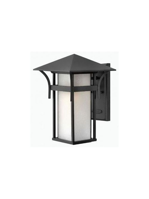 Product image for Harbor 1 Light Medium Wall Lantern - Satin Black