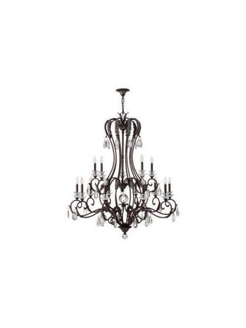 Product image for HINK 4408GR 2TIER 15LT CHANDELIER