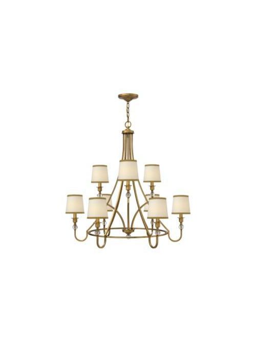 Product image for HINK 4878BR 9LT 60W CHANDELIER