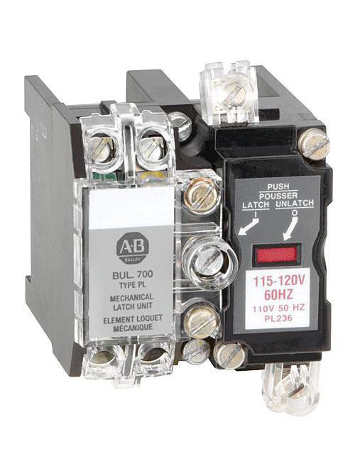 Product image for Allen Bradley 700-PLL11A2 Industrial Relay Mechanical Latch