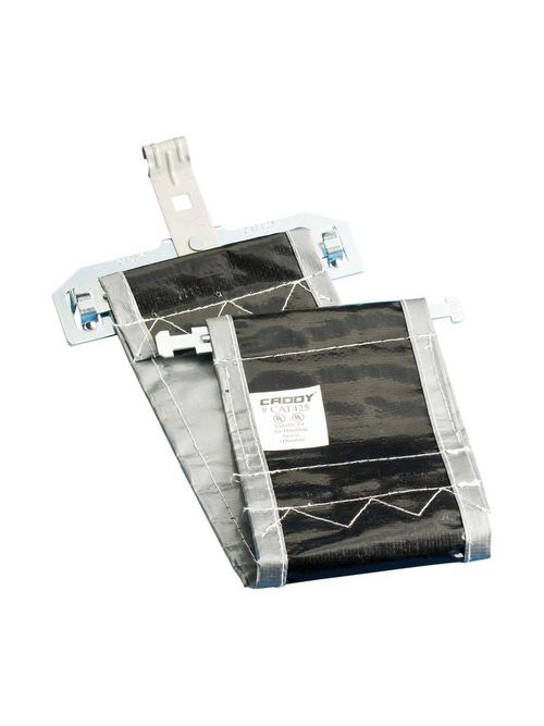 Product image for Caddy CAT425AF14 Adjustable Cable Support w/ Z Purlin Clip, 4", 6" dia, 1/16" Flange Thickness, 100lb Static Load