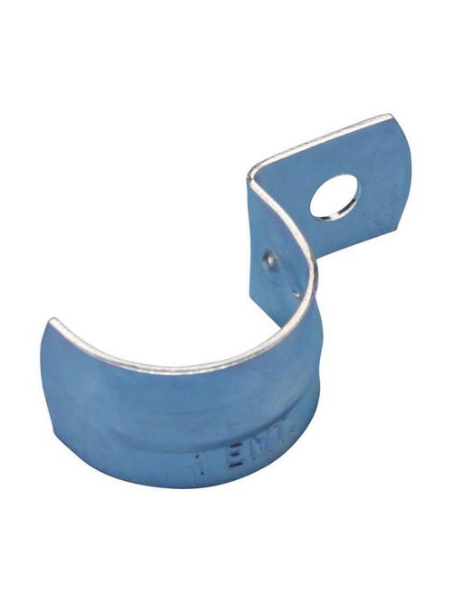 Product image for Caddy 0070075EG One Hole Strap for Pipe and Conduit, 1.05" OD, 3/4" Rigid, 3/4" Pipe