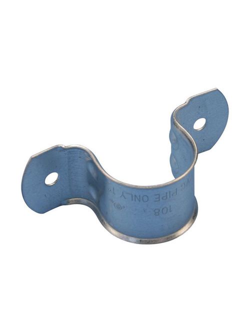 Product image for Caddy 1080200EG 108 Two Hole Strap for CPVC Pipe, 2" Pipe, 2.375" OD