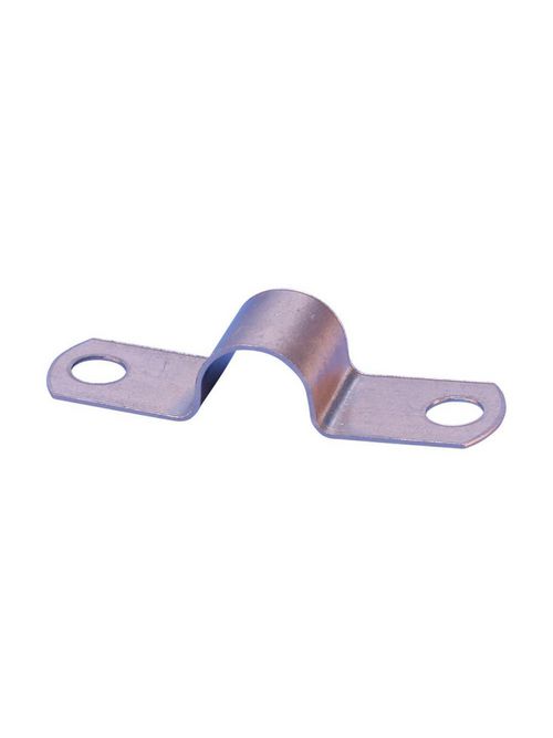 Product image for Erico LPC802 Two Hole Cable Strap, Copper, 0.469" OD, 3/8"