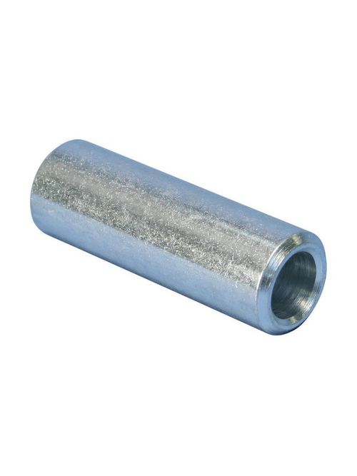 Product image for Erico GCC58F Compression Coupler for Galvanized Ground Rod, Pointed, 5/8" dia, 3" x 0.31 lb