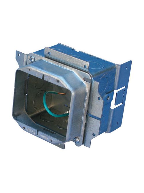 Product image for Caddy A1SF4G Caddy All-in-One Stud-Mounted With Removable Mud Ring, 2 Gang, w/Ground, 1-1/4" Drywall, 3-5/8"