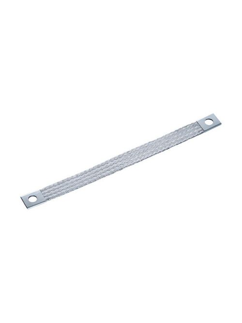 Product image for Erico 554278 Grounding and Bonding Braid, Stainless Steel, 31.57 kcmil, 7.874"