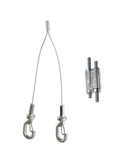 Product image for Erico SLK2YH500L7R2 CADDY Speed Link SLK with Y-Hook, 22.3' Length, 19.6" Y-Length