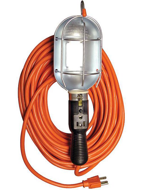 Product image for Ericson Manufacturing Company 2950 50 Foot 16 AWG 3-Conductor SJTW Hand Lamp with Switch